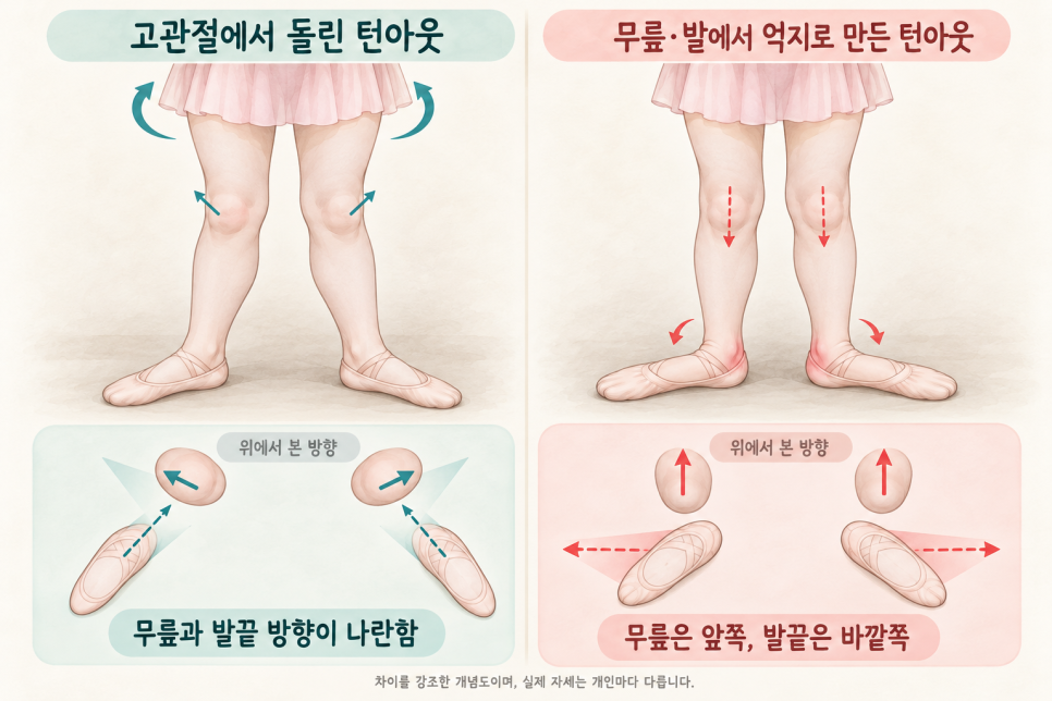 발레를 하면 안짱다리가 좋아지나요?
